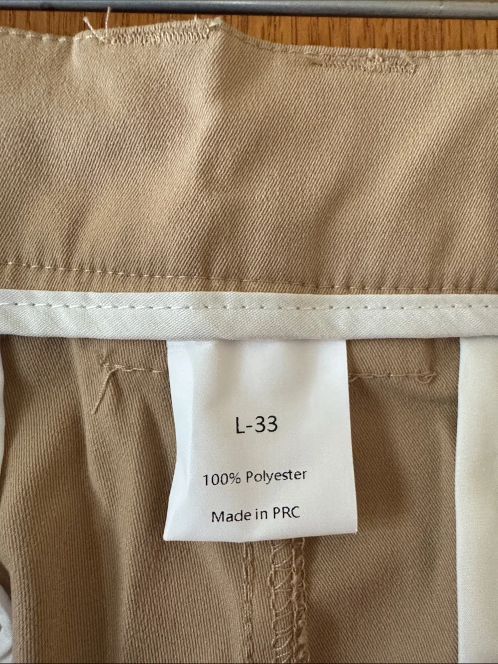 NWT GlideActive Khaki Beige Outdoor Performance Pants Size L-33